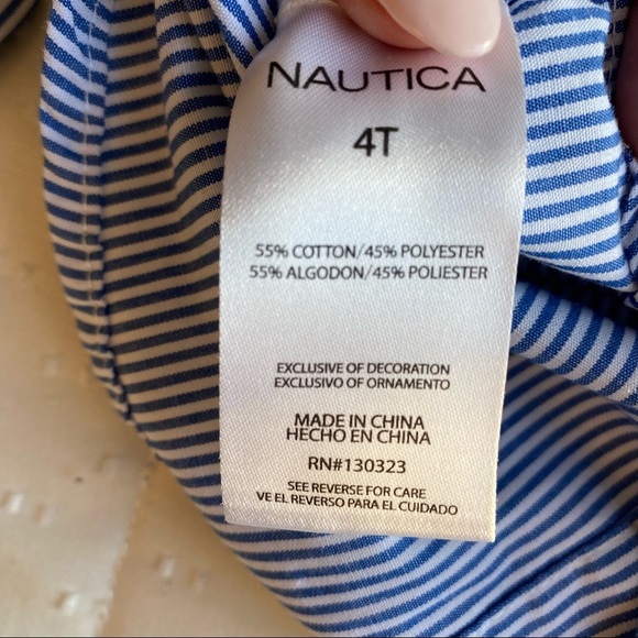 Nautica sleeves vest and long sleeve t shirt in perfect condition. Size 4t - Picture 10 of 10